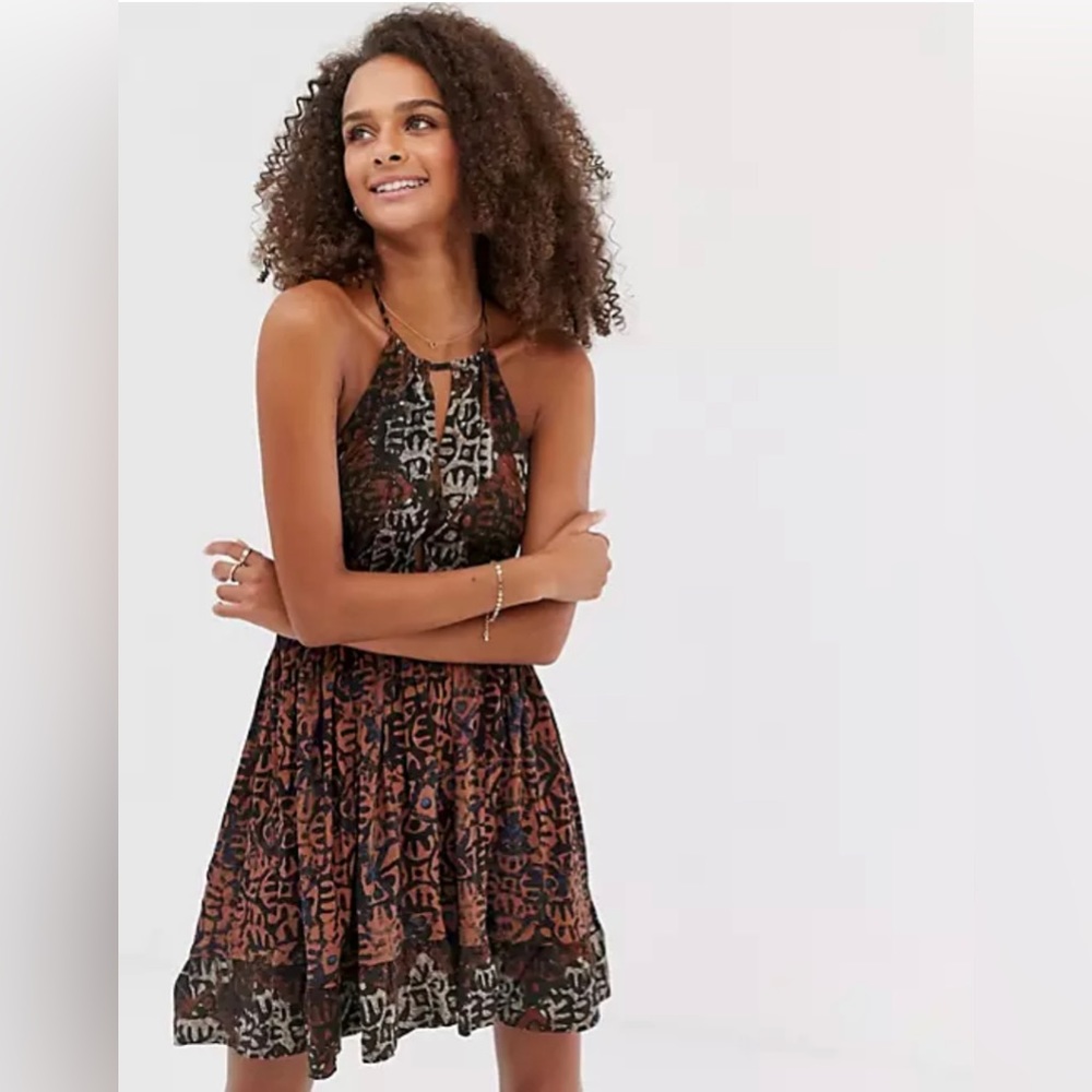 Free People Beach Day paisley print slip dress